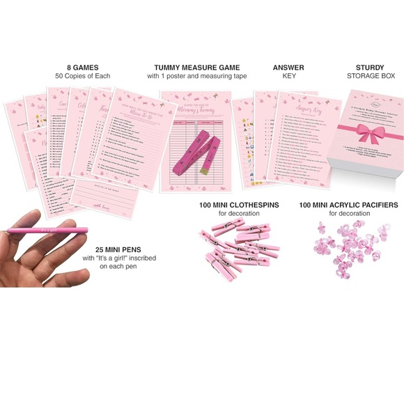 Baby Shower Games Bundle - Picture 2 of 5